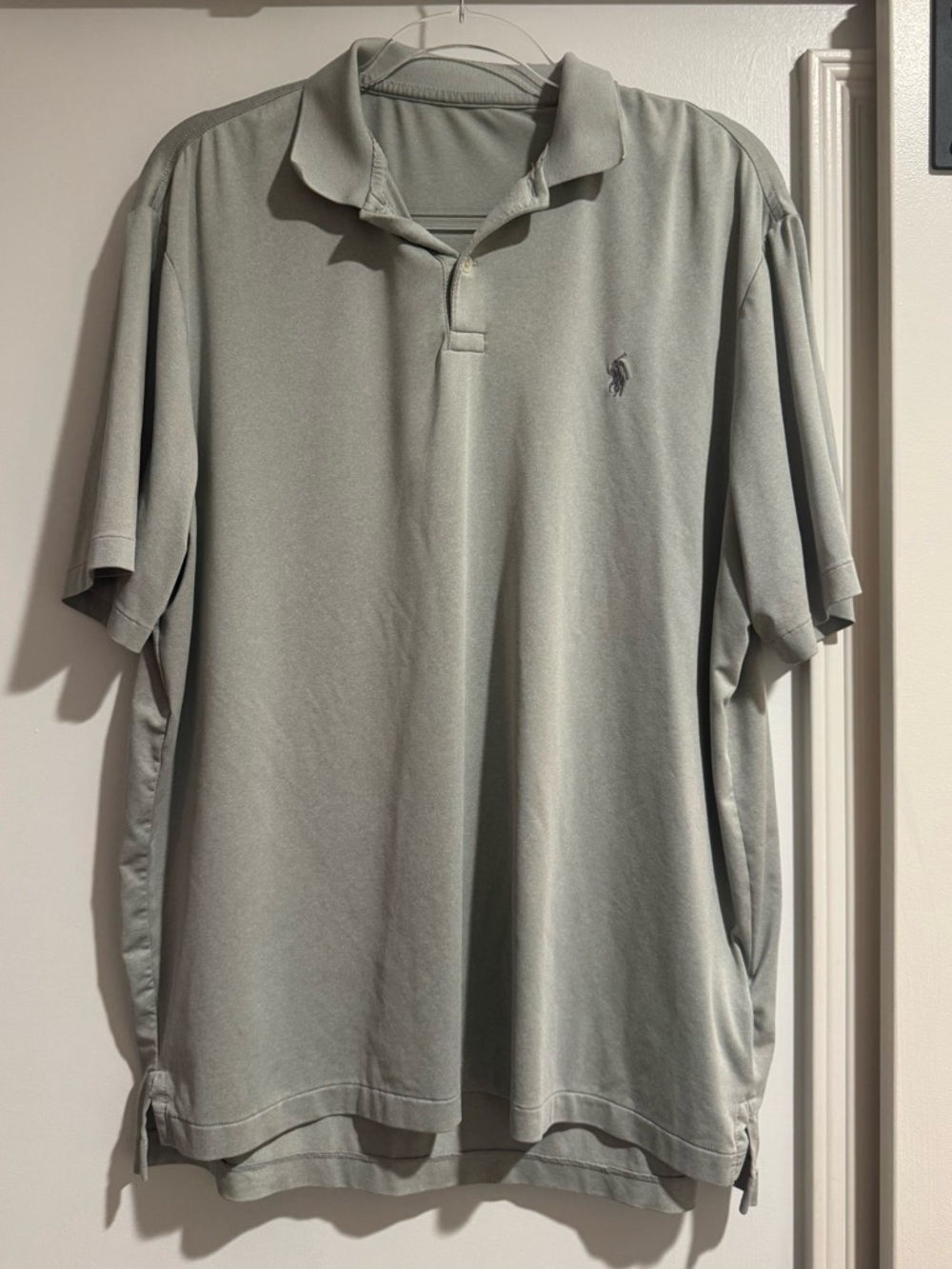 Grey Short Sleeve Golf Polo Shirt